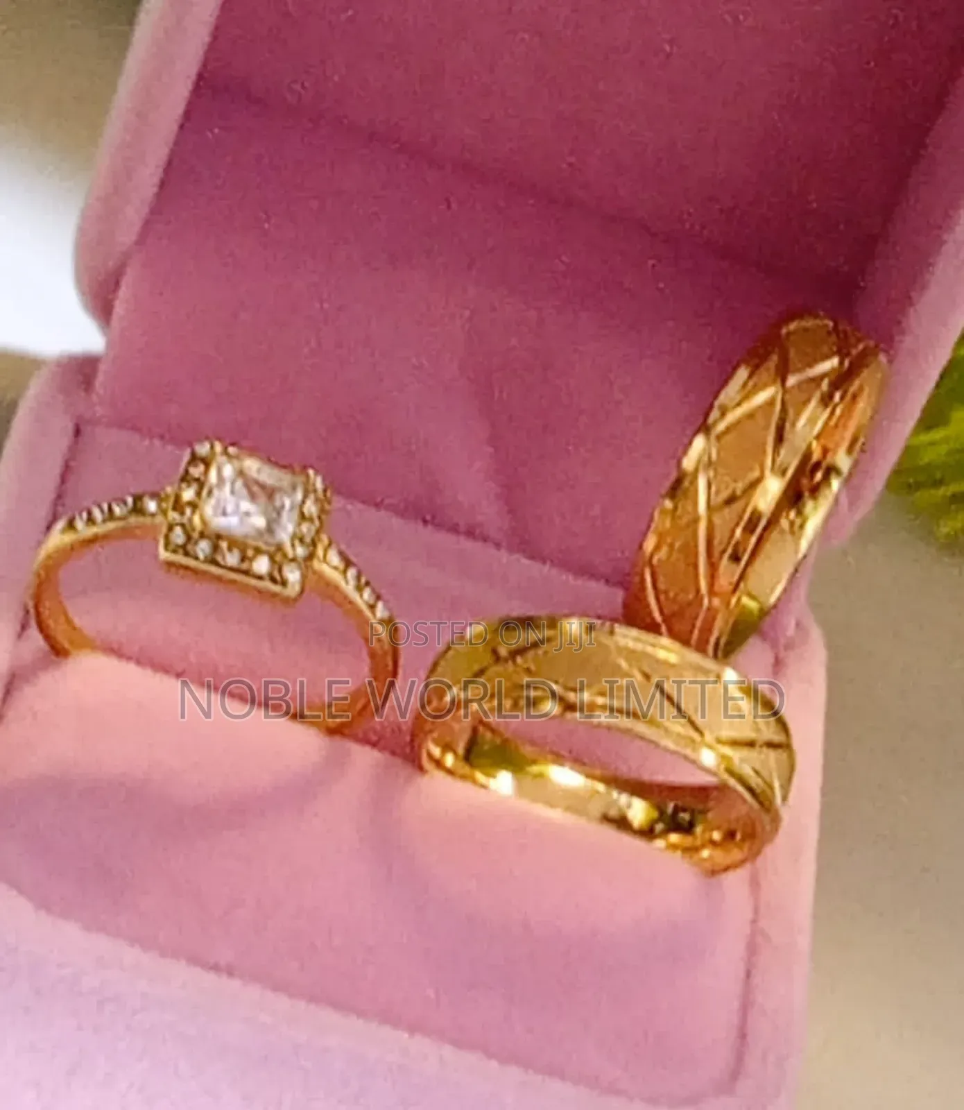 Glowing Proposal/Wedding Rings Gl 6