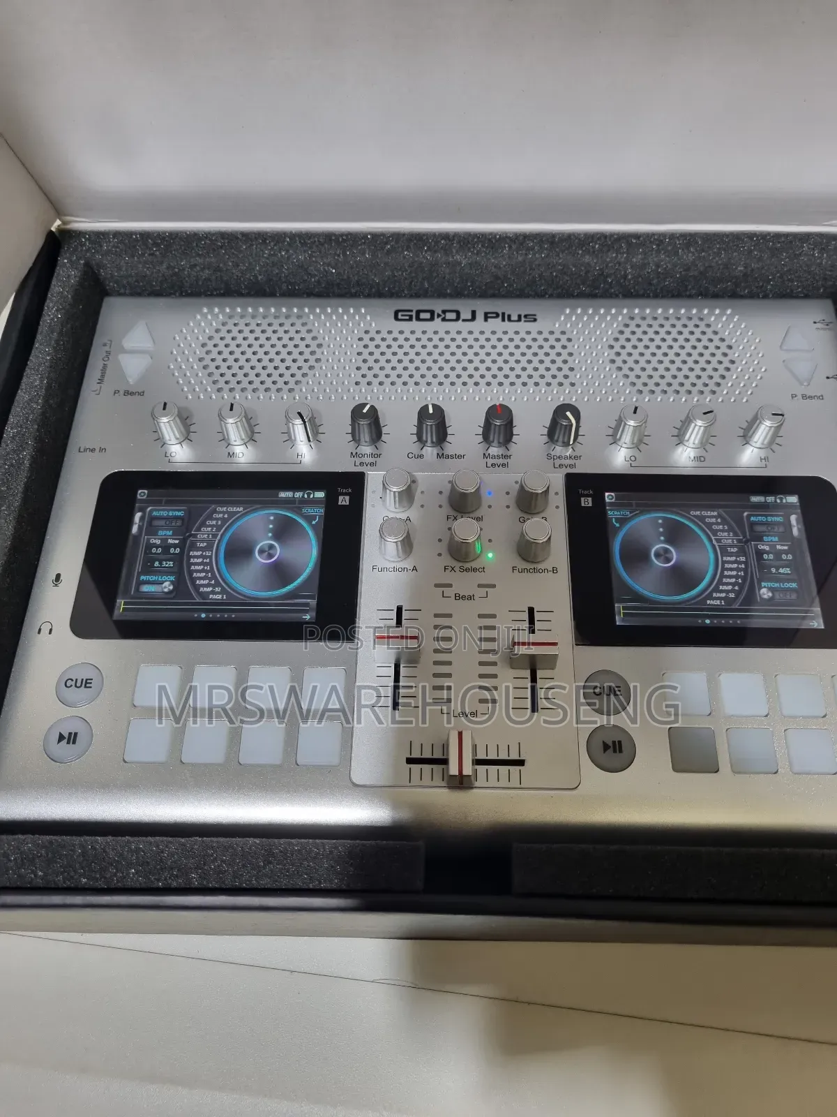 Godj Plus Portable Dj Equipment Digital Speaker Silver Dj Controller