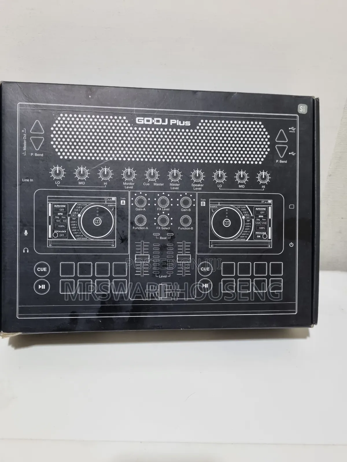 Godj Plus Portable Dj Equipment Digital Speaker Silver Dj Controller