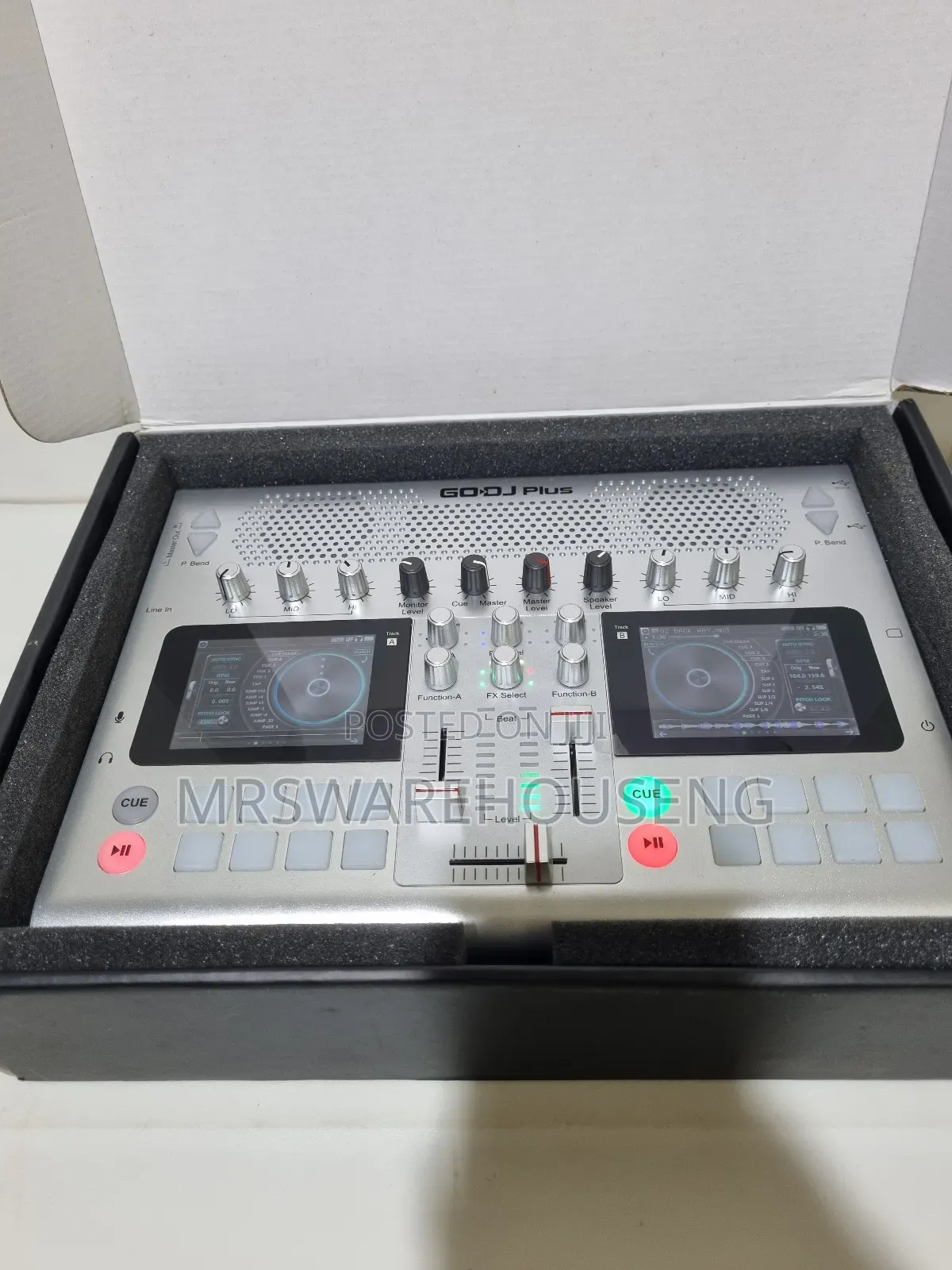Godj Plus Portable Dj Equipment Digital Speaker Silver Dj Controller