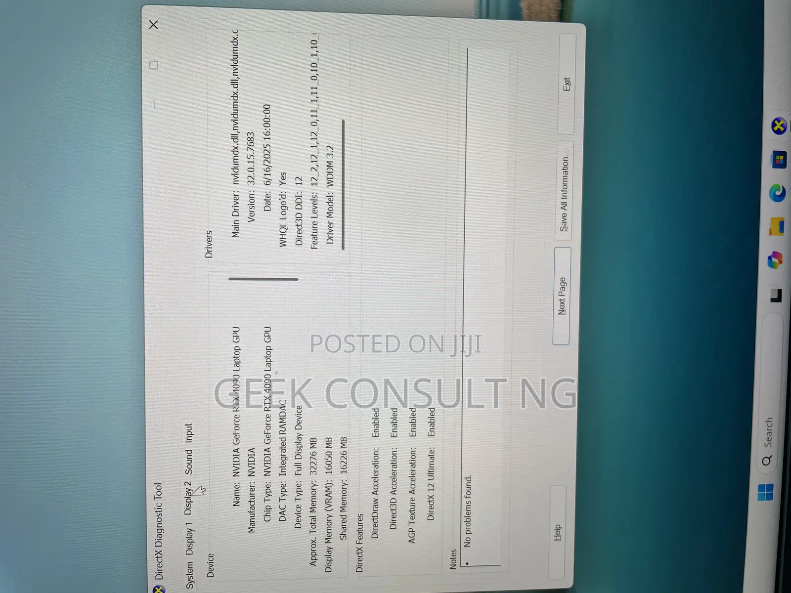 Laptop Dell Alienware X16 r1 32GB Intel Core i9 SSD 1T
