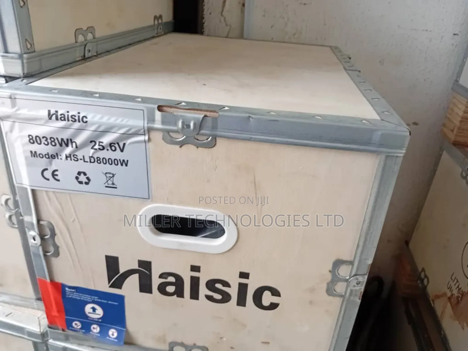 Haisic Lithium Ion Battery 8kwh 24v Black Colour