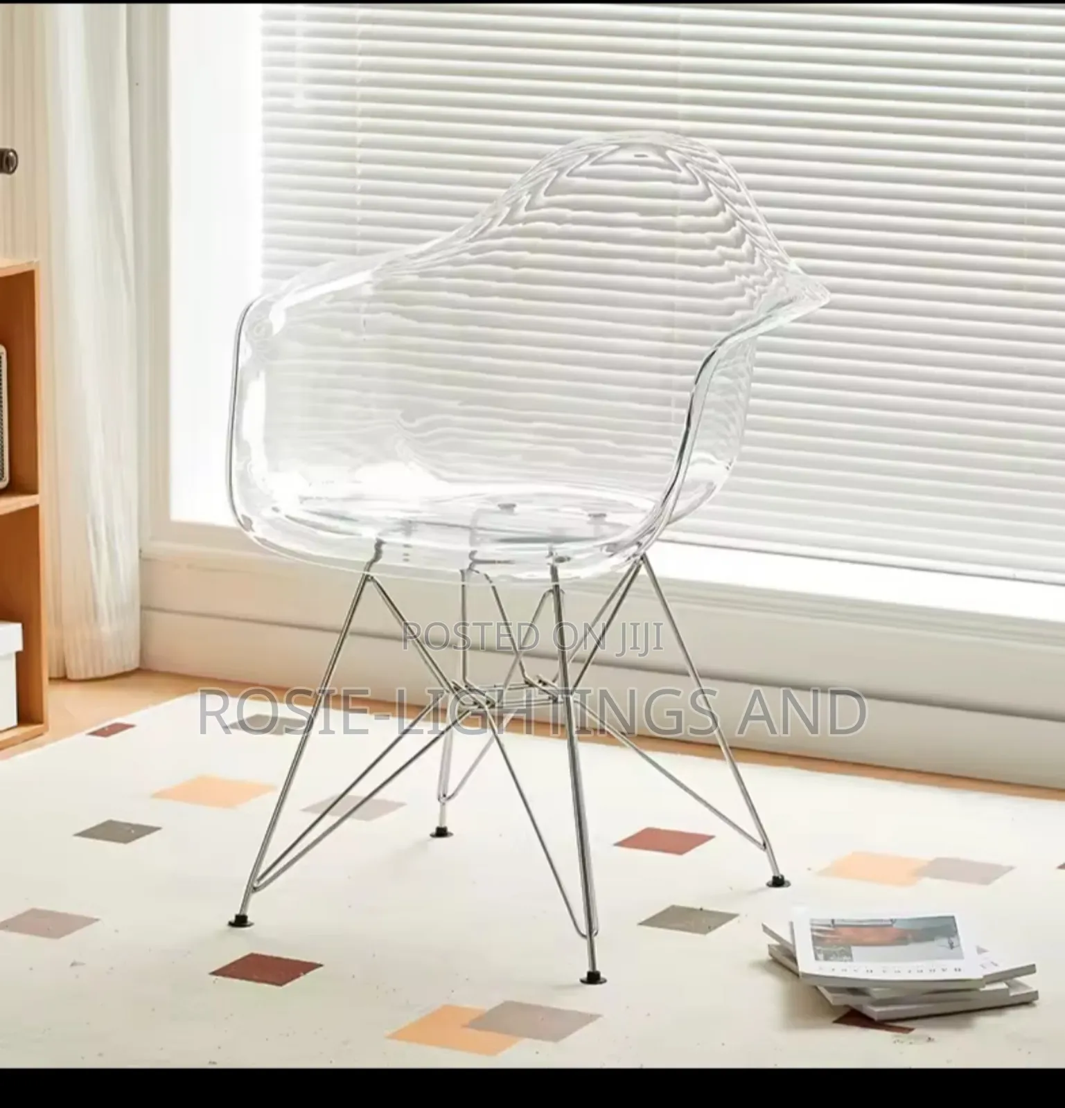 Transparent Home Dinning/ Reading Chair