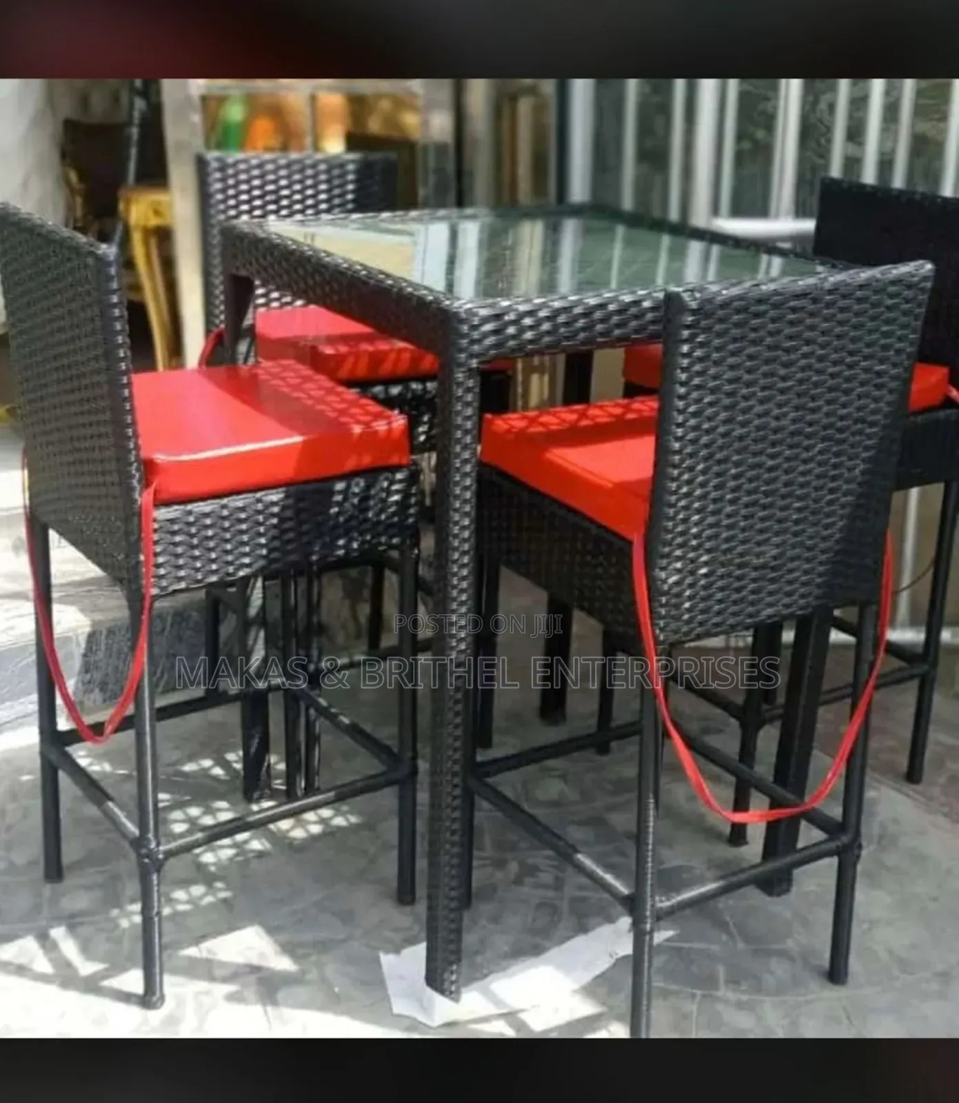 Rattan With High Tables