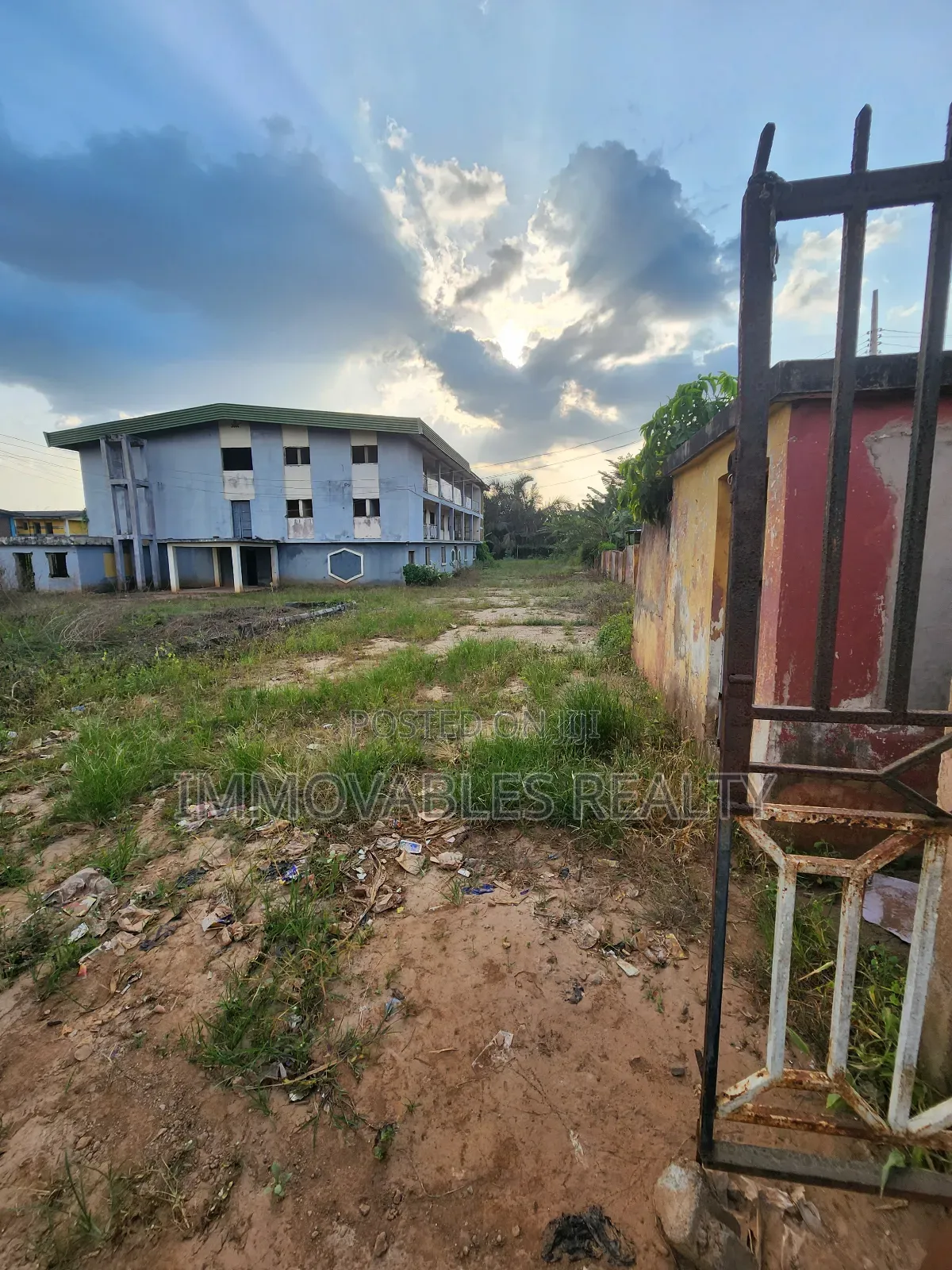 Fenced 7 Plots of Commercial Land for Sale
