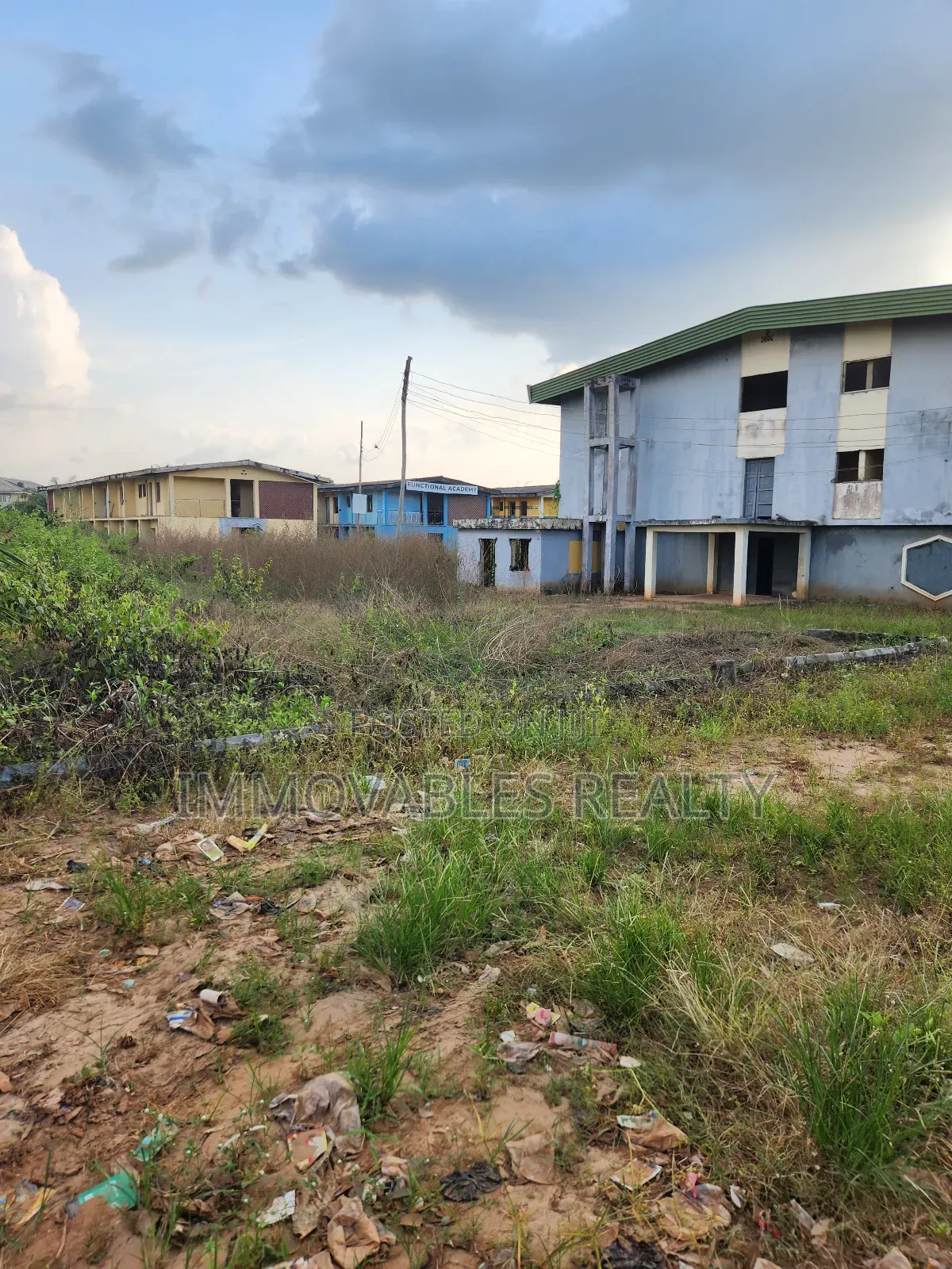 Fenced 7 Plots of Commercial Land for Sale