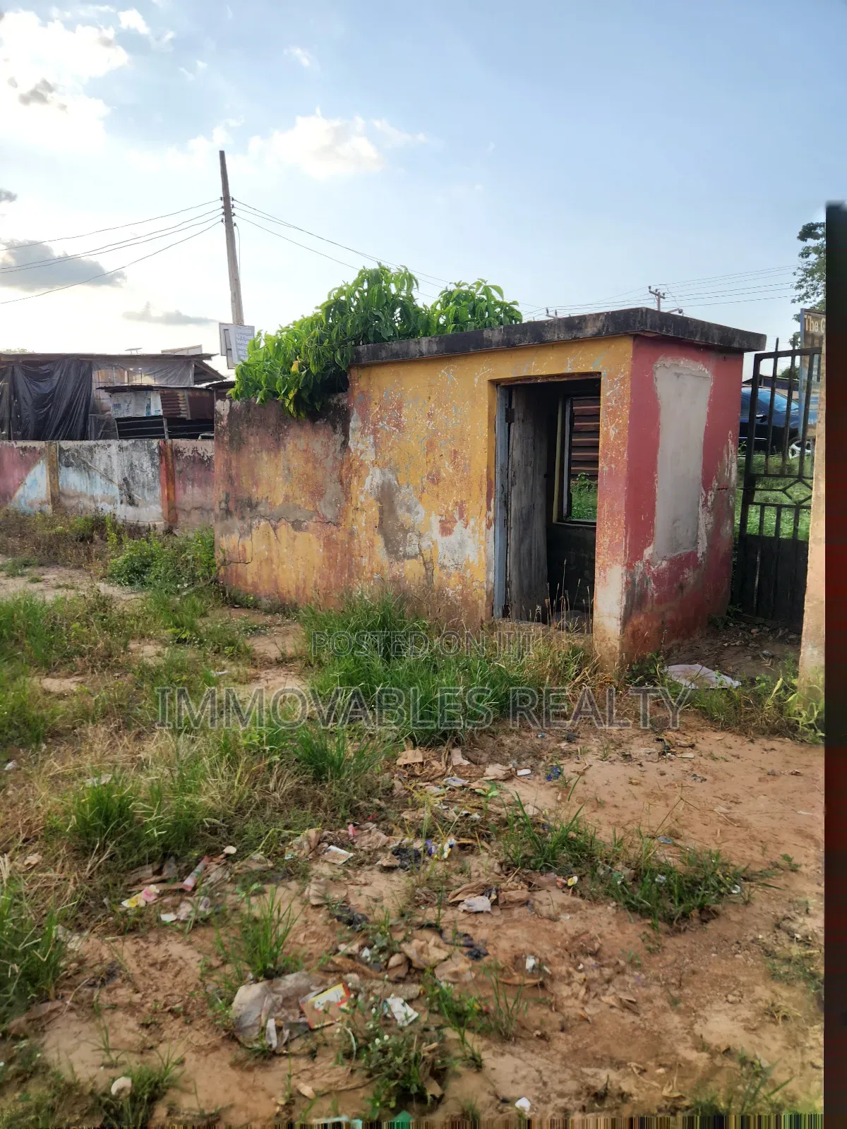 Fenced 7 Plots of Commercial Land for Sale
