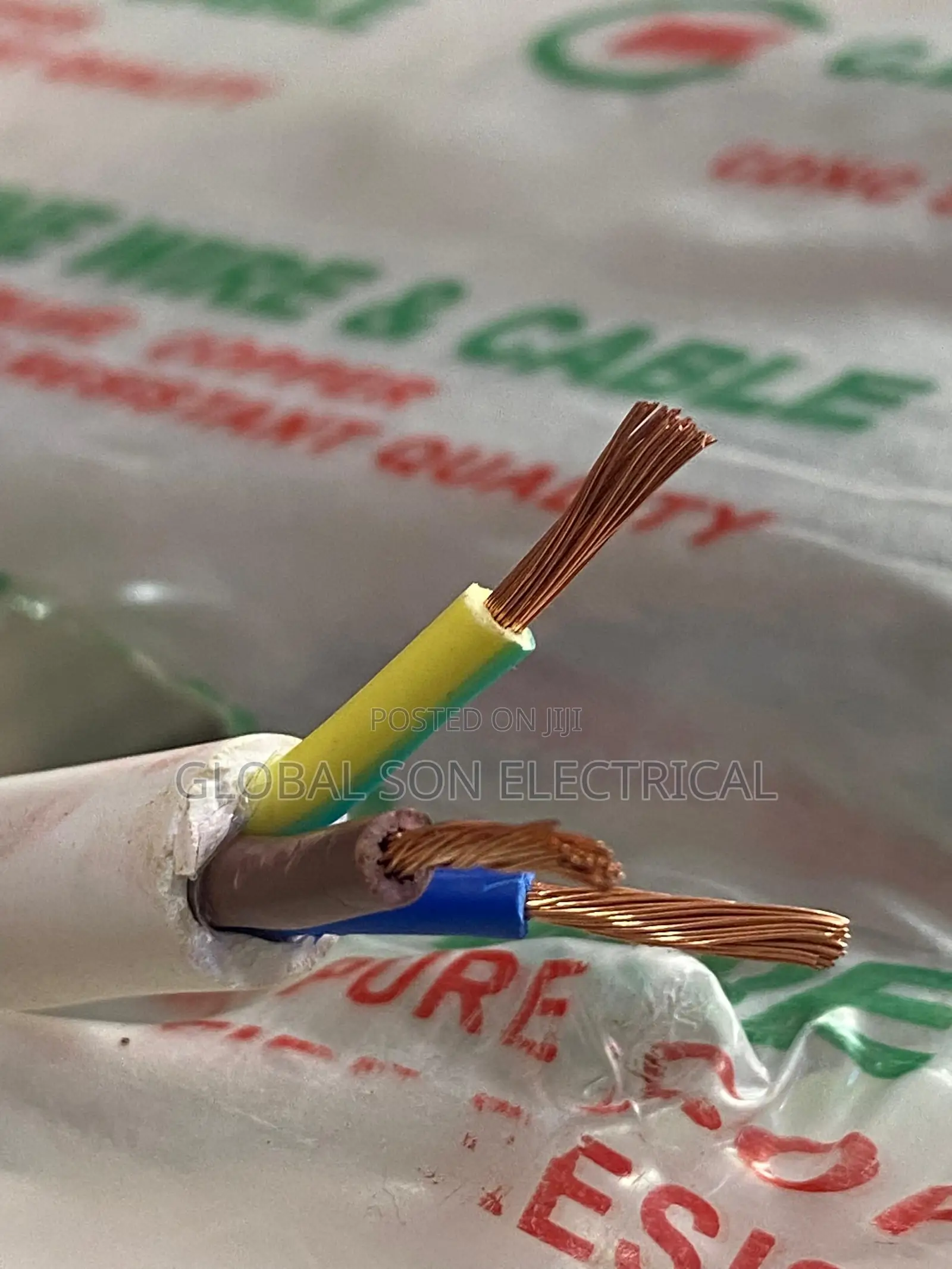4mm 3core Flexible Wire Available. C Divine