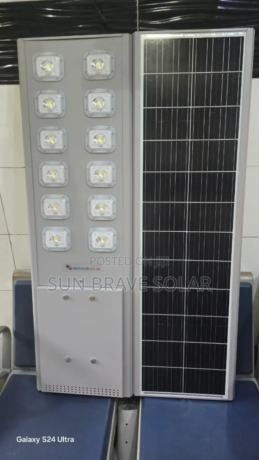 600w Pentagon Solar Street Light All In One