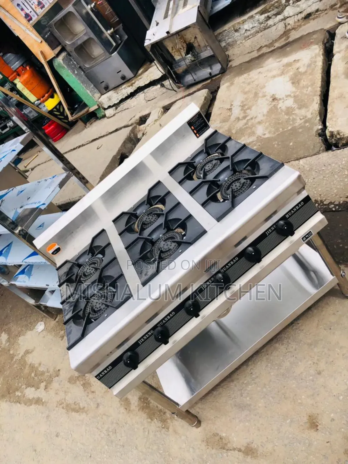 6burnner Industrial Cooker