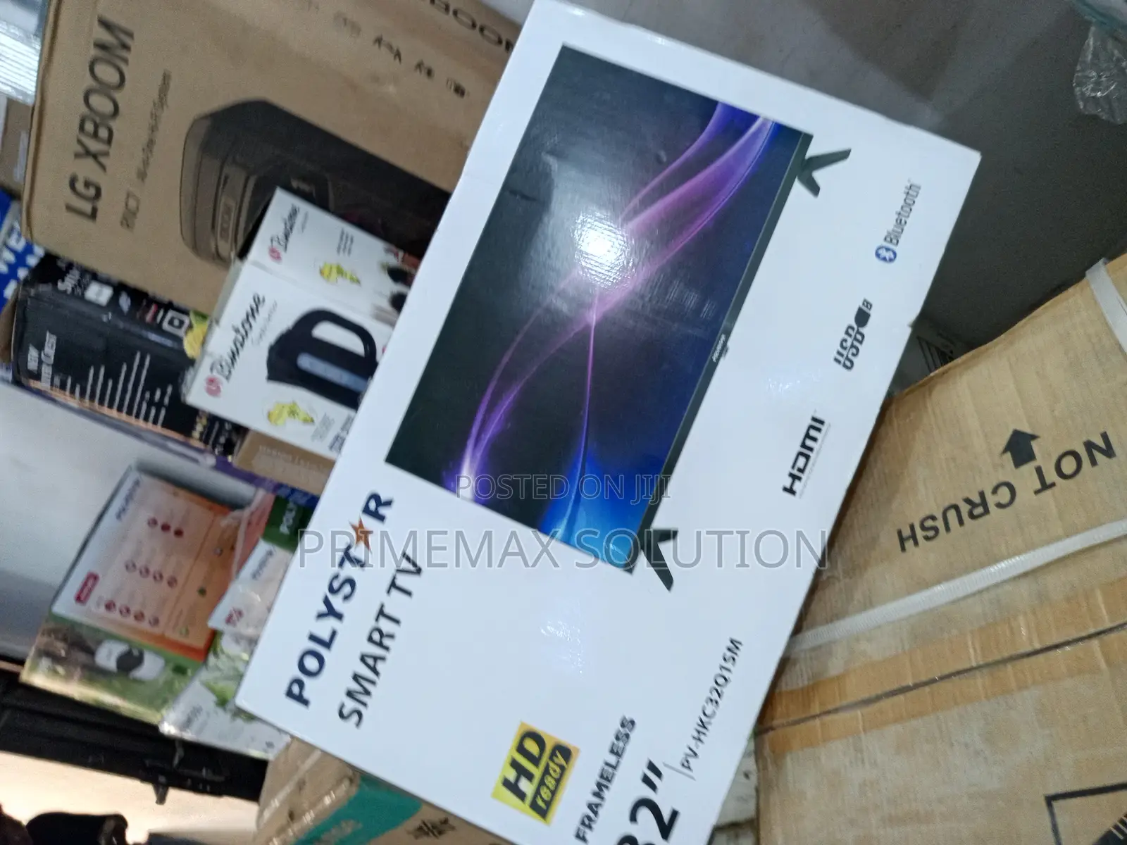Brand New Polystar 32-Inch Smart Led Tv With Wifi Screen Mirroring