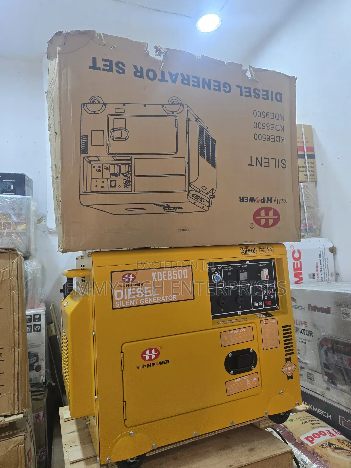 I Have Brand New Really H.Power Diesel Soundproof Gen 8.5kva 100% Copp