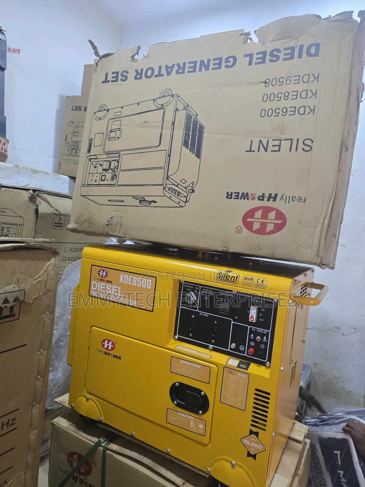 A Brand New Really H.Power Diesel Soundproof Gen(8.5kva) 100% Copper