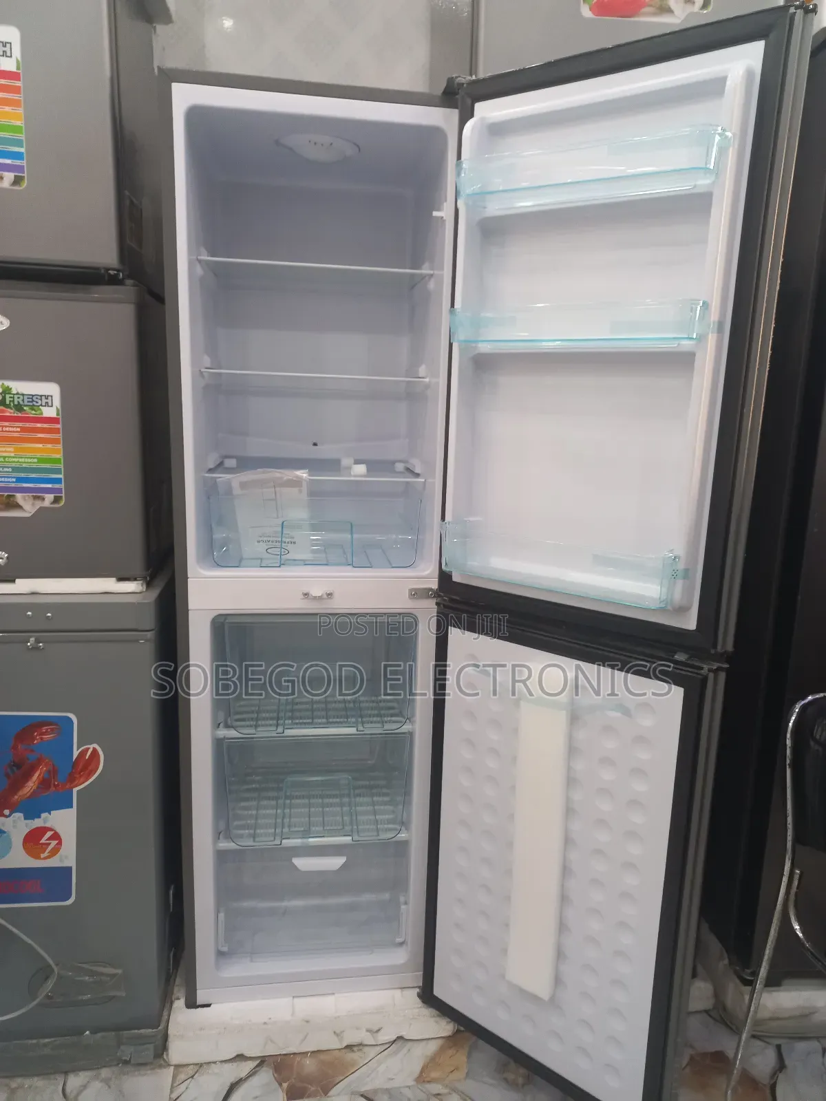 Tekno Cool Refrigerator Double Door (Down Freezer Up Fridge)