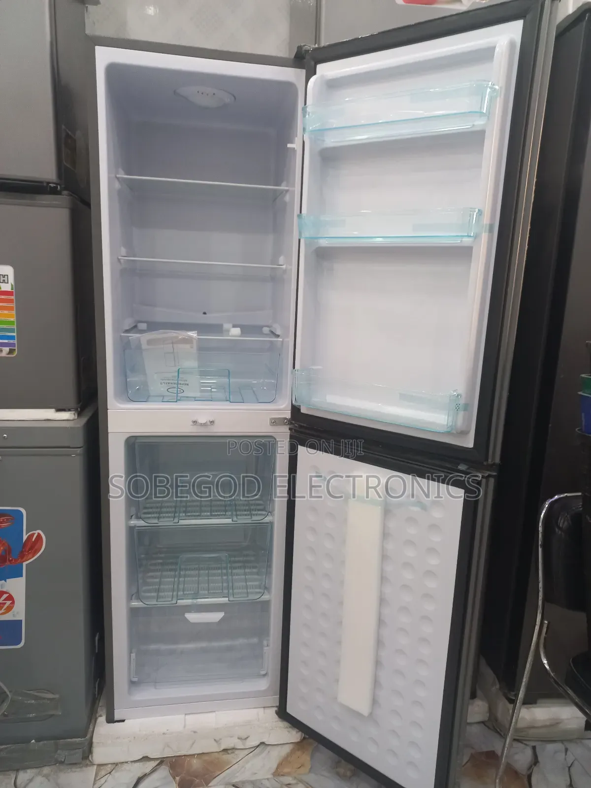 Tekno Cool Refrigerator Double Door (Down Freezer Up Fridge)