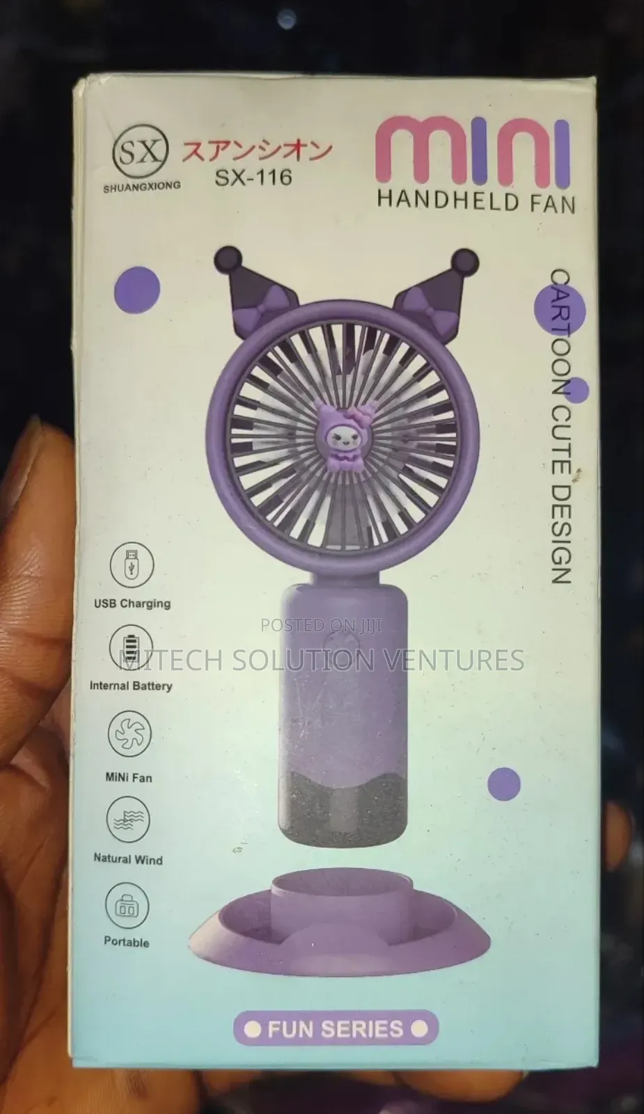 Mini Handheld Rechargeable Fan