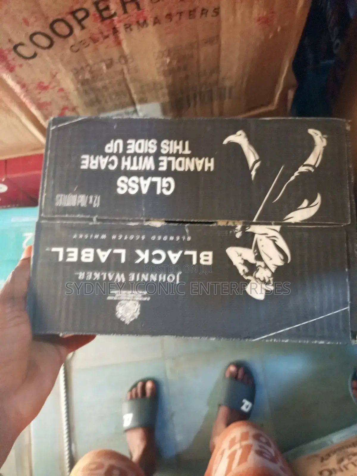 Johnnie Walker Black Label Whiskey (Carton of 12 Bottles)