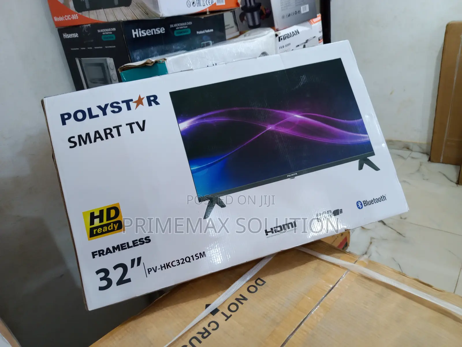 Polystar 32" Led Smart Television With Screen Mirroring Wifi