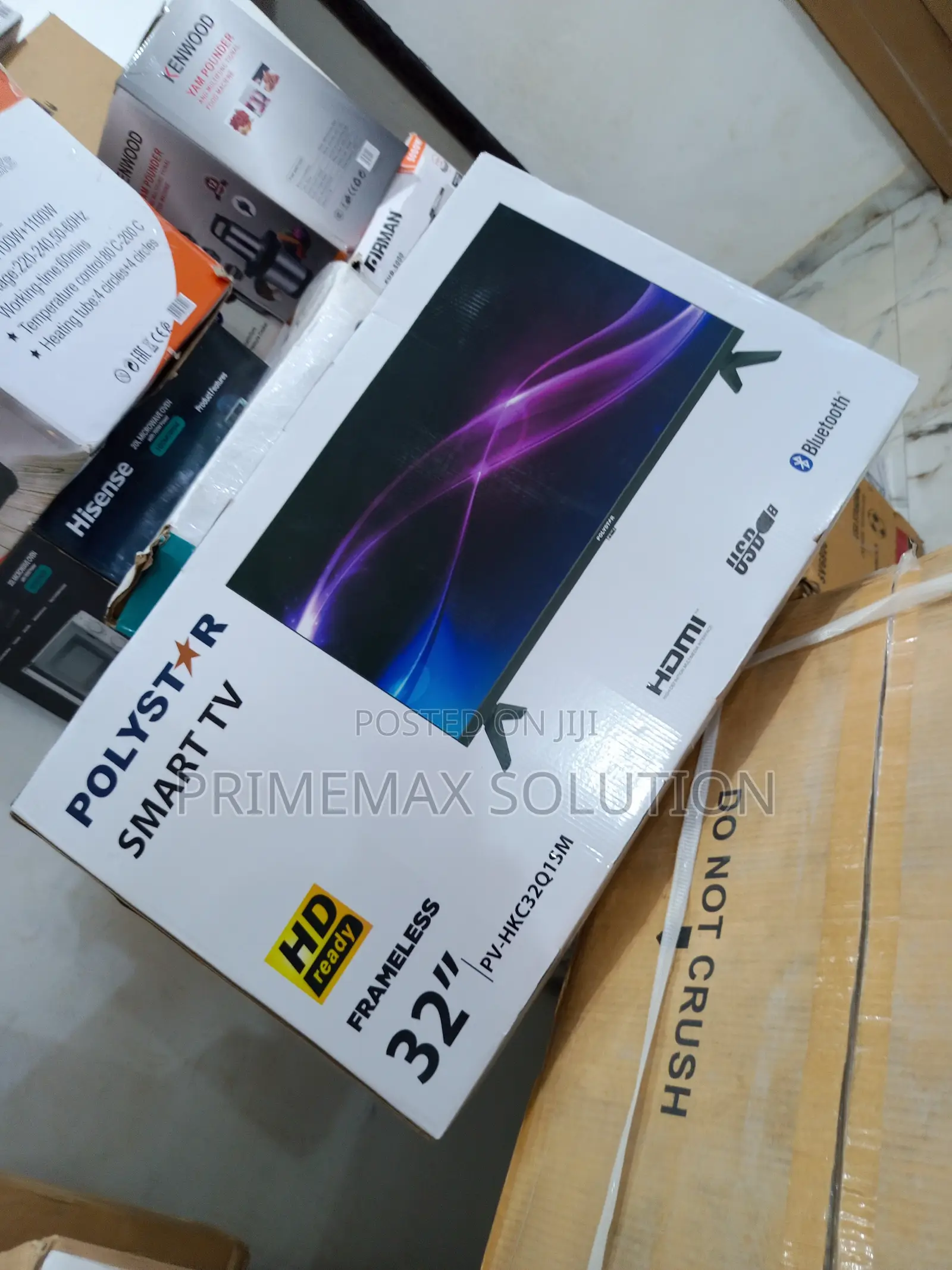 Polystar 32" Smart Android Tv - Ultra Slim Bezel Design