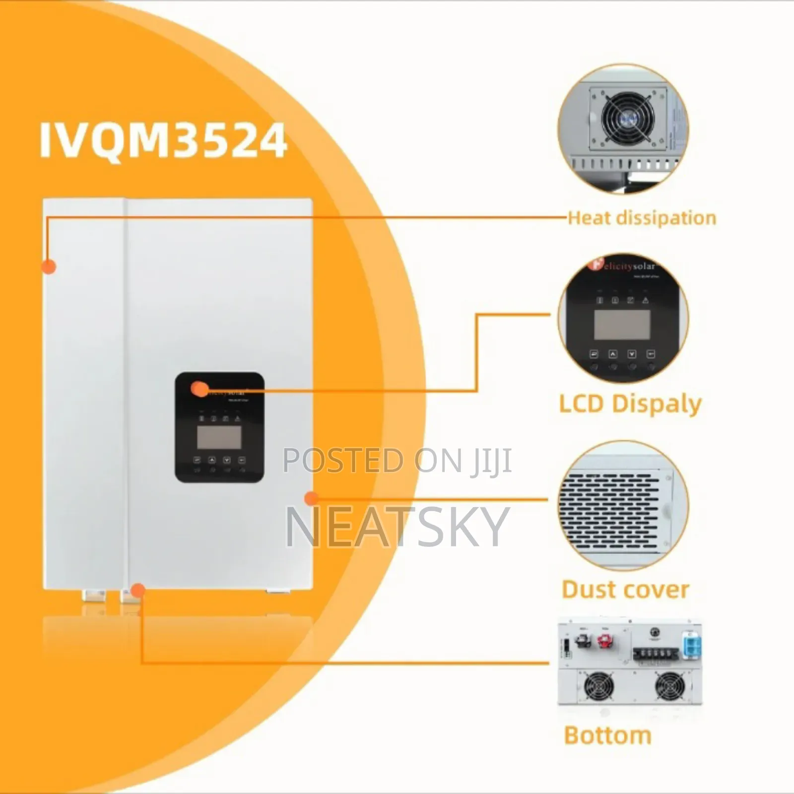 3.5kva 24v Upgraded Hybrid Inverter
