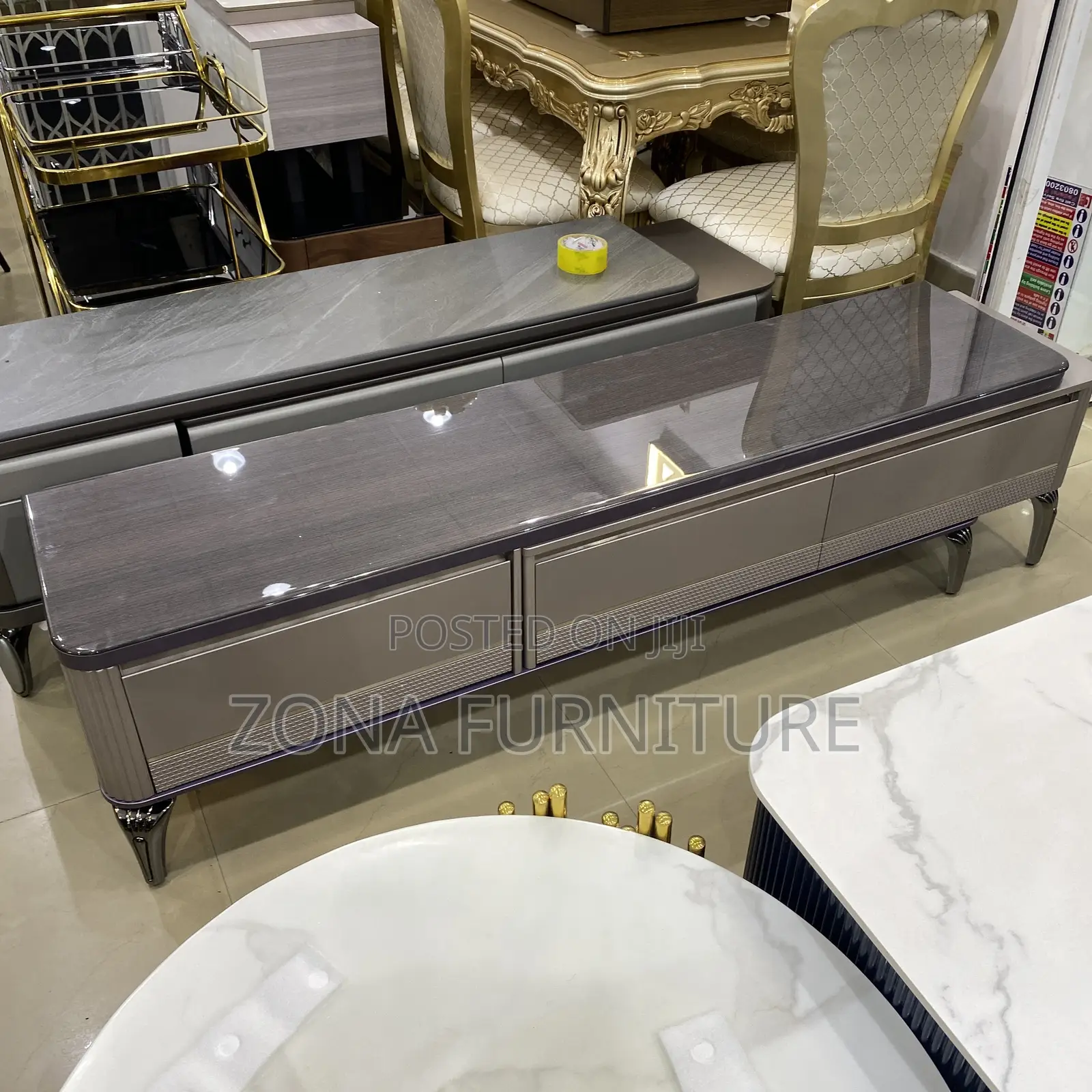 High Quality Foreign Design Turkish Luxury Tv Console (Tv Stand)2meter