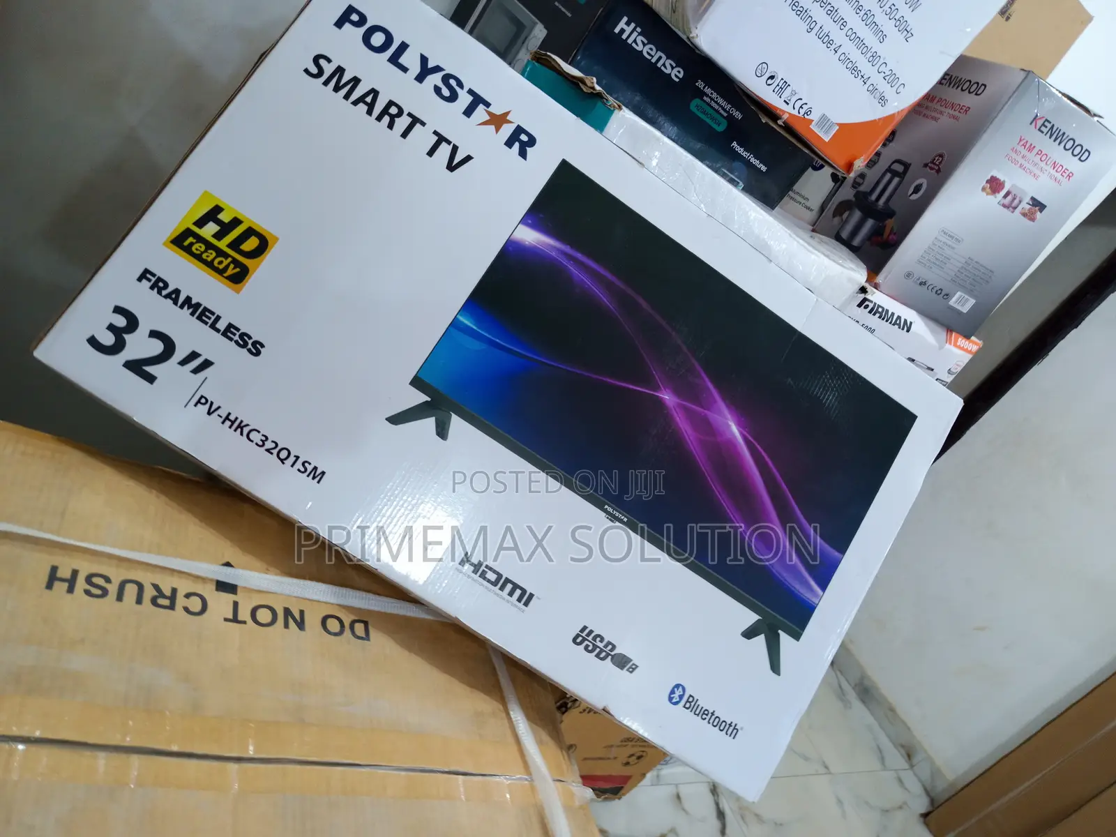 Polystar 32" Smart Led Tv With Dolby Audio Sound