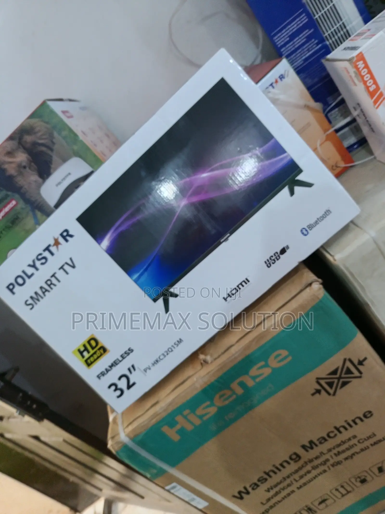 Polystar 32" Smart Tv + Free Wall Bracket Nationwide Delivery