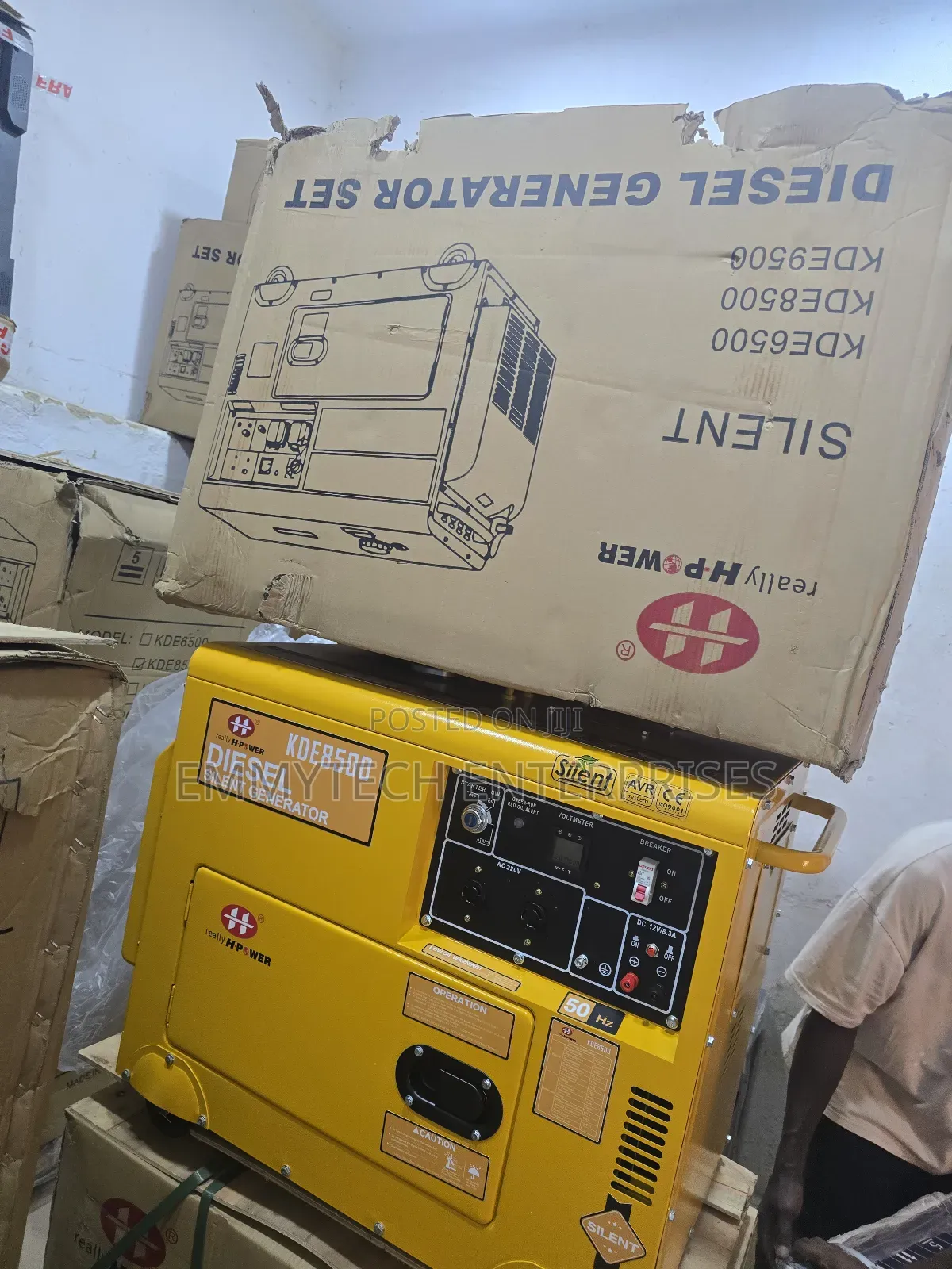 Heavy-Duty Really H.Power Diesel Soundproof Gen 100%Copper Coil 8.5kva