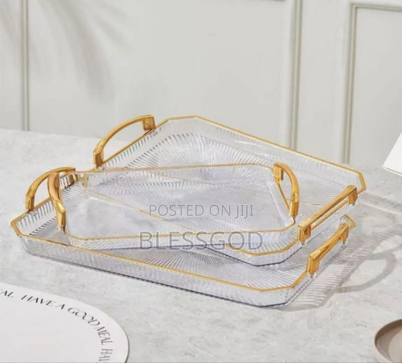 Generic 3 in 1 Acrylic Serving Tray