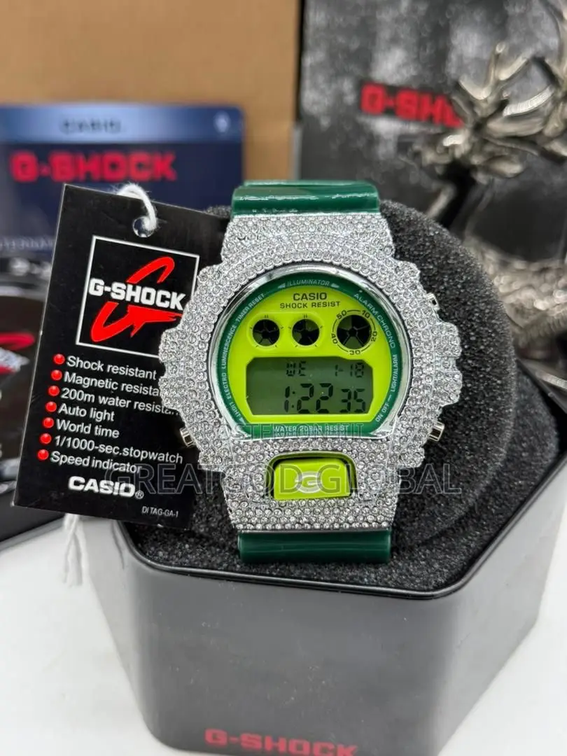*Casio Gshock Ice  Comes With The Full Casio Box Manual Warranty Card