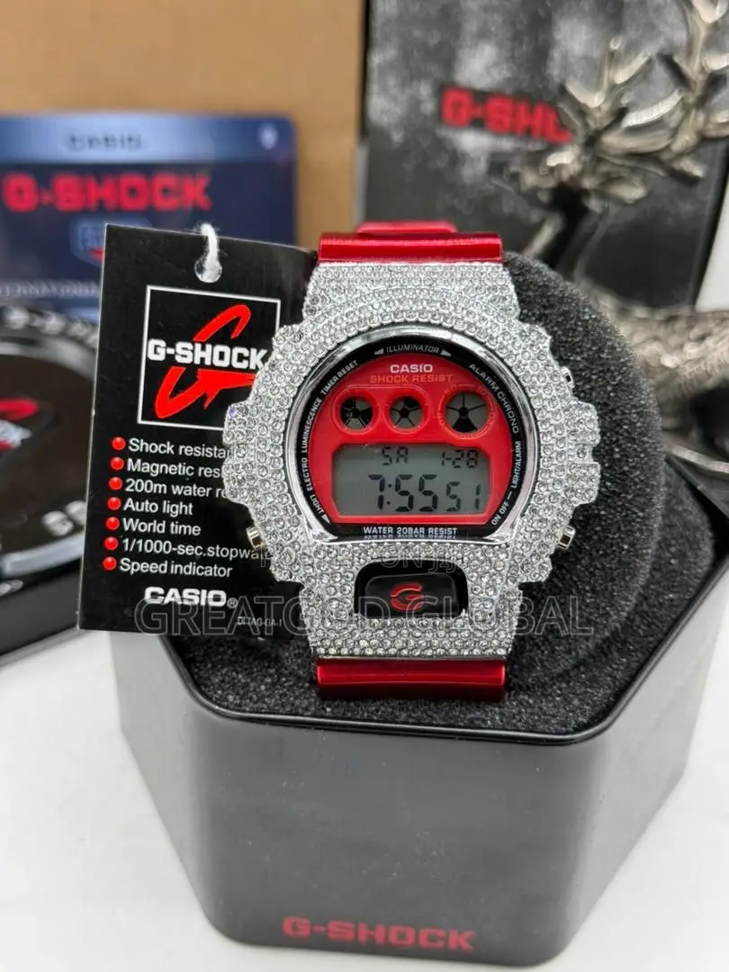 *Casio Gshock Ice  Comes With The Full Casio Box Manual Warranty Card