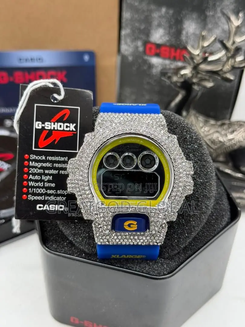 *Casio Gshock Ice  Comes With The Full Casio Box Manual Warranty Card