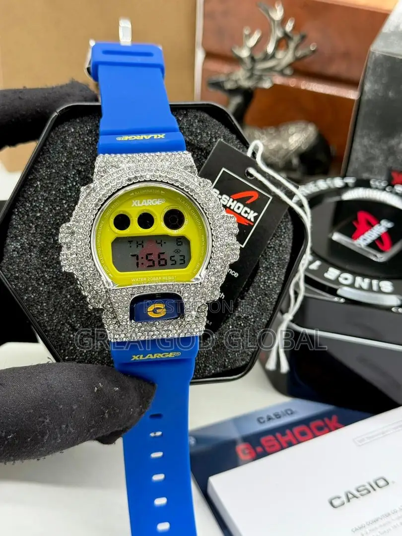 *Casio Gshock Ice  Comes With The Full Casio Box Manual Warranty Card