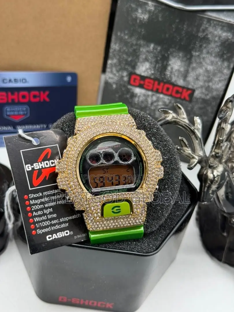 *Casio Gshock Ice  Comes With The Full Casio Box Manual Warranty Card