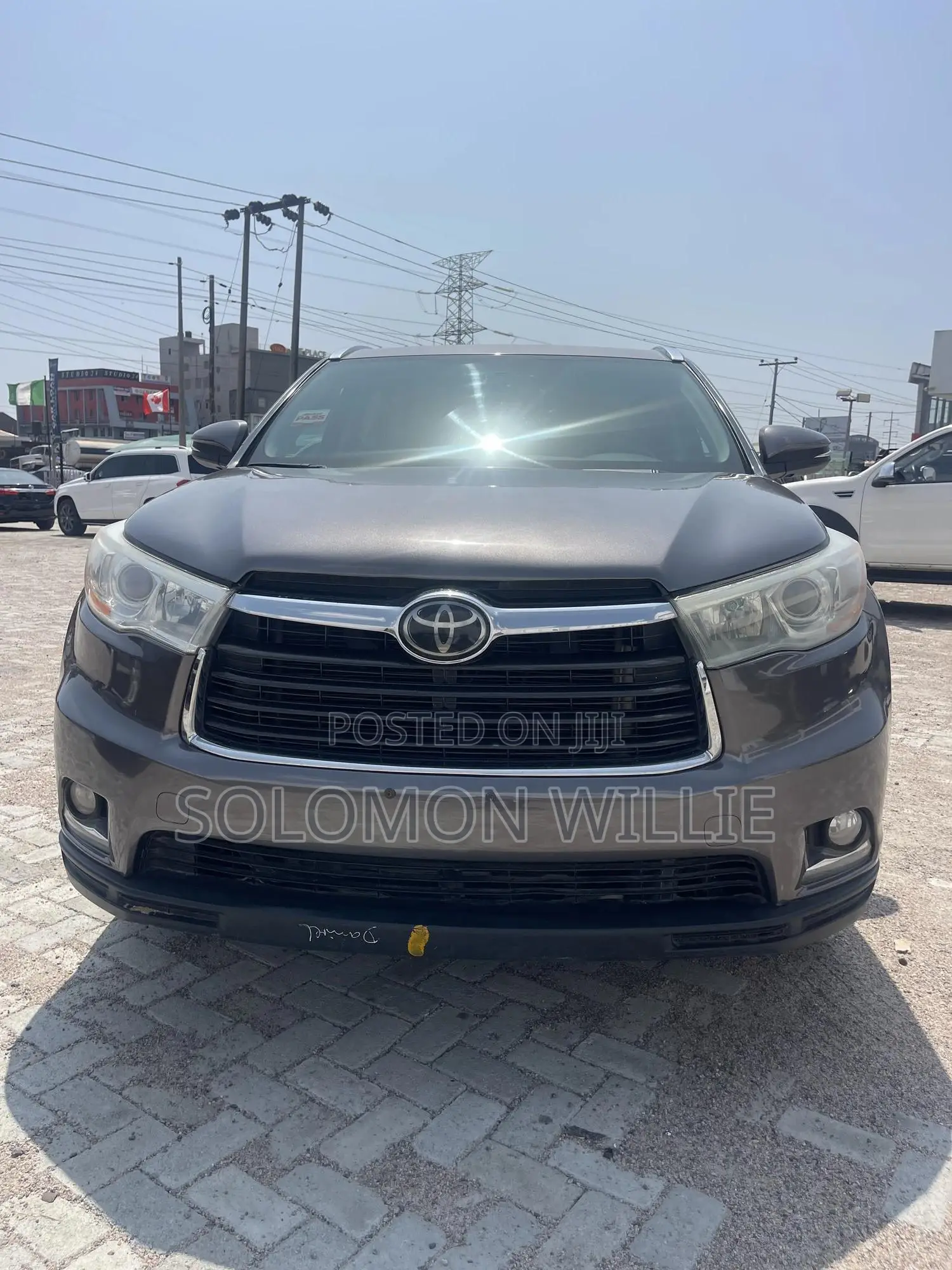 Toyota Highlander Limited V6 4x2 (3.5L 6cyl 6A) 2016 Gray