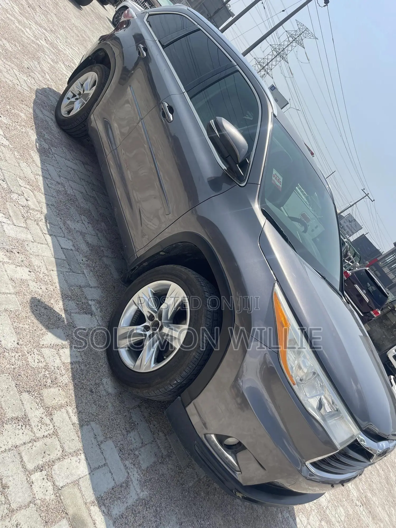 Toyota Highlander Limited V6 4x2 (3.5L 6cyl 6A) 2016 Gray