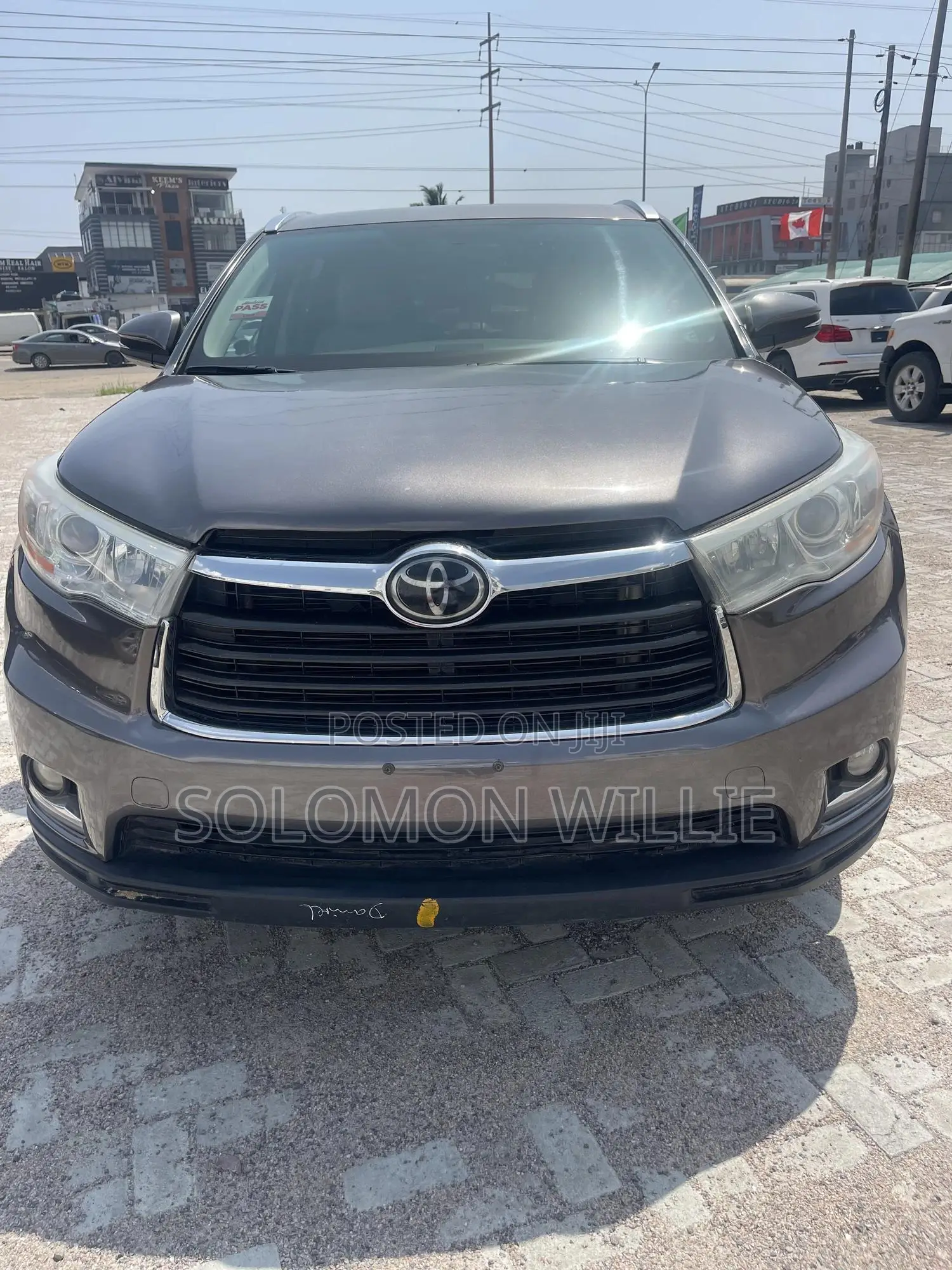 Toyota Highlander Limited V6 4x2 (3.5L 6cyl 6A) 2016 Gray