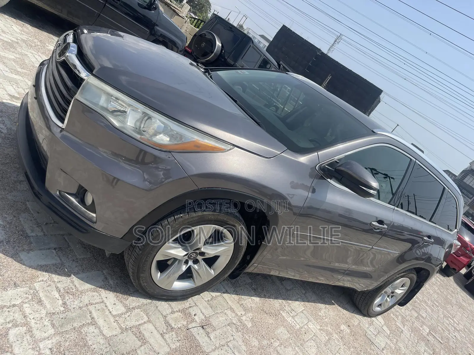 Toyota Highlander Limited V6 4x2 (3.5L 6cyl 6A) 2016 Gray