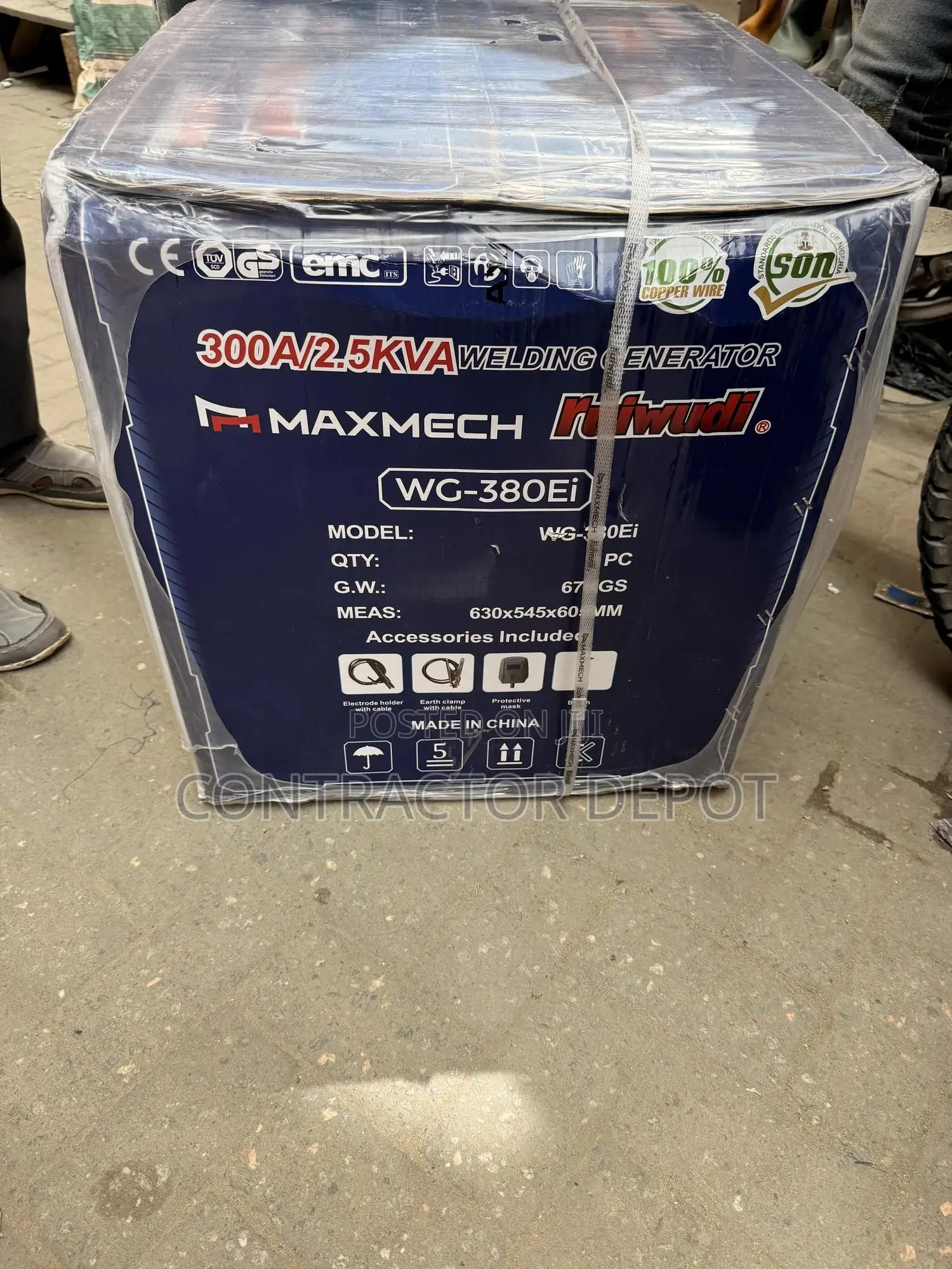 Maxmech Welding Generator Electric Start Wg 380ei