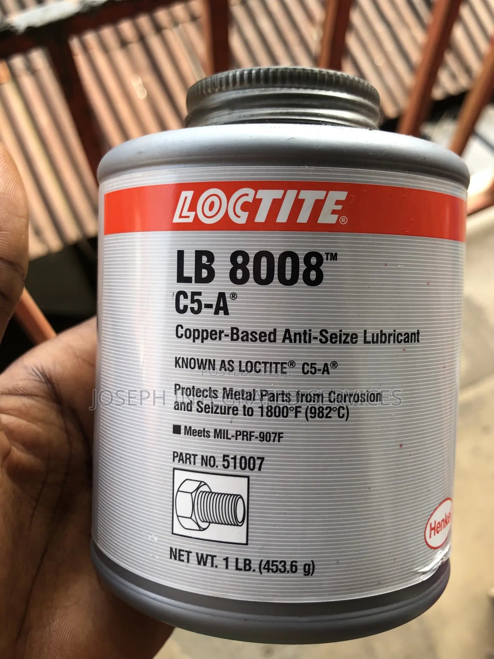 Loctite Lb 8008 C5-a Copper-Based Anti-Seize Lubricant