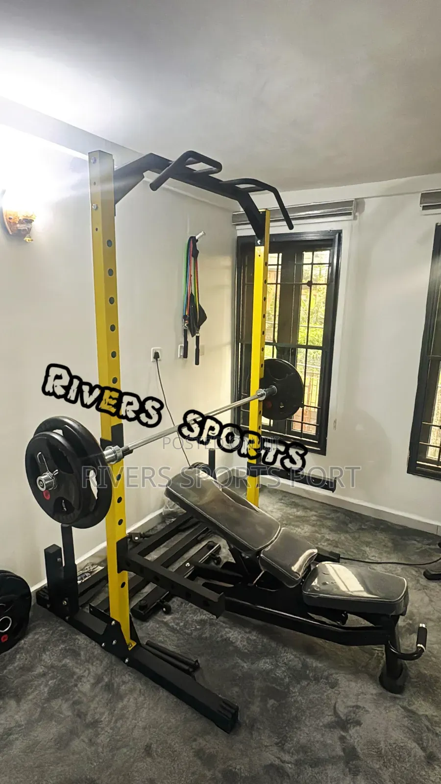 Hd Squat Rack Commercial/Personal Use Available at Rivers_sports