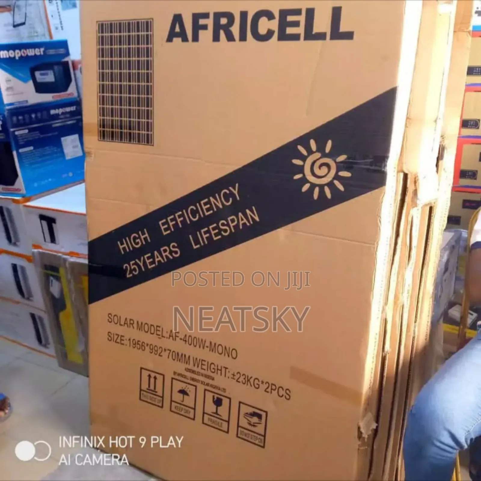 Africell 400w Mono Solar Panel