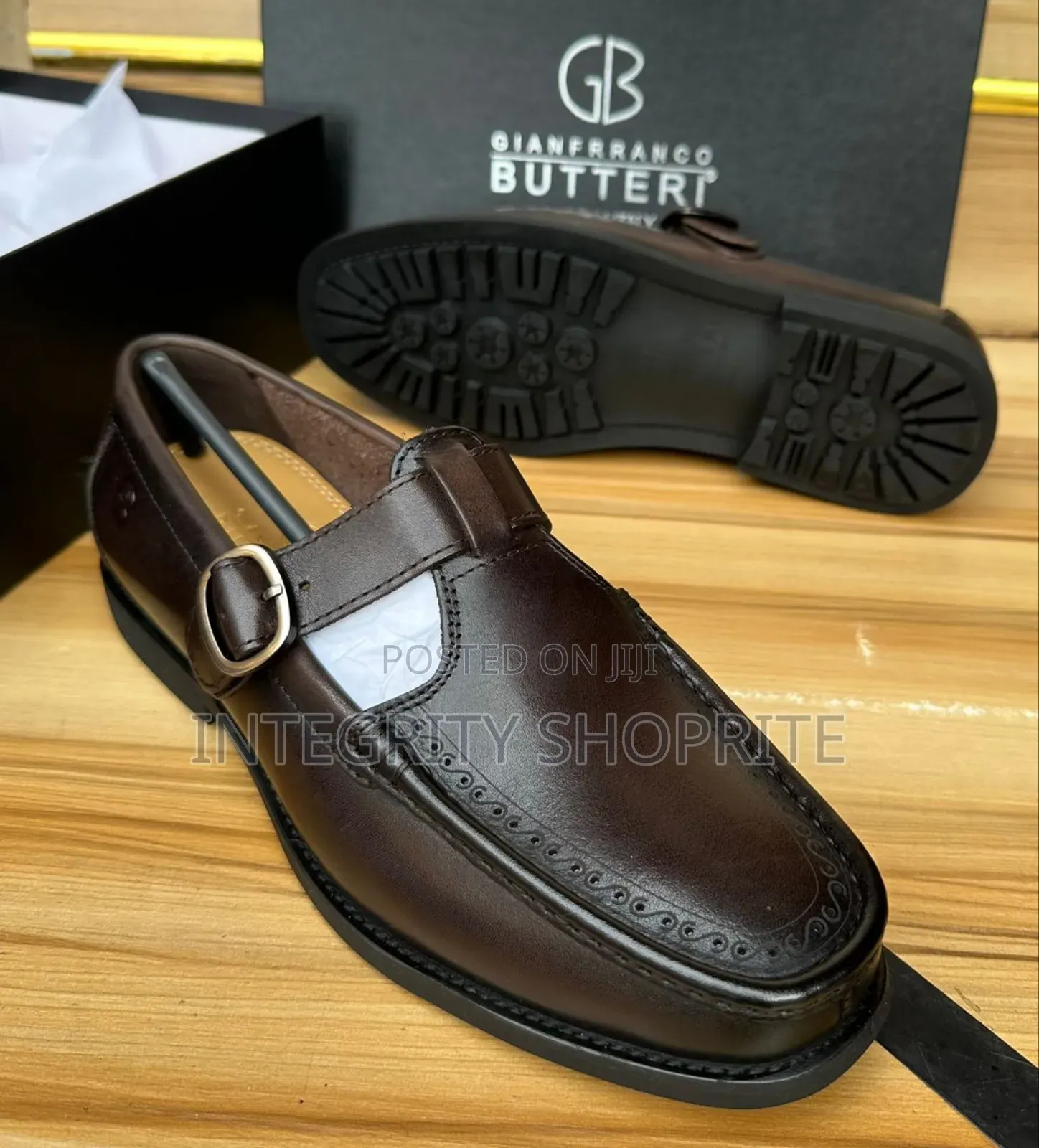 Brown Gianfranco Butteri Men's Loafers