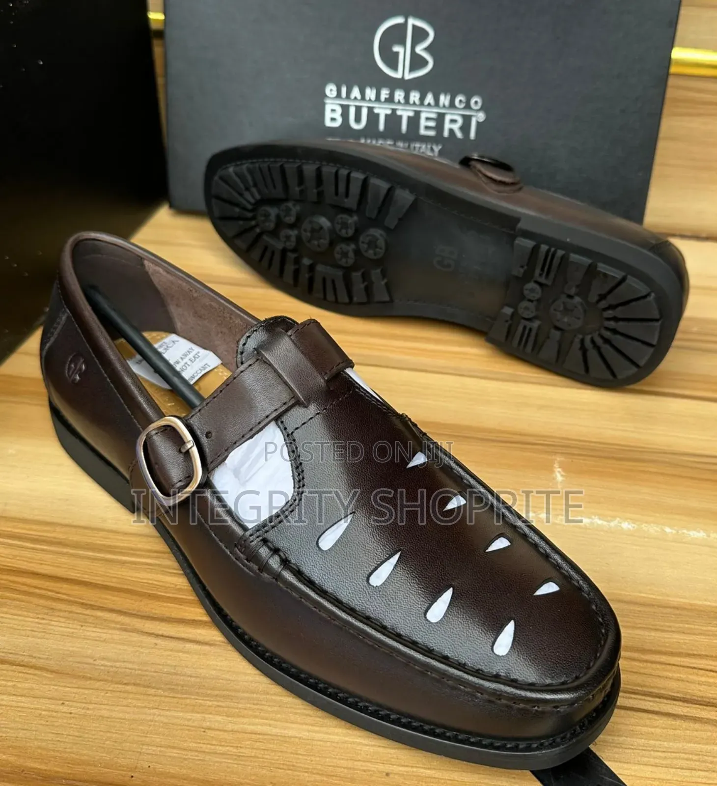 Brown Gianfranco Butteri Men's Loafers