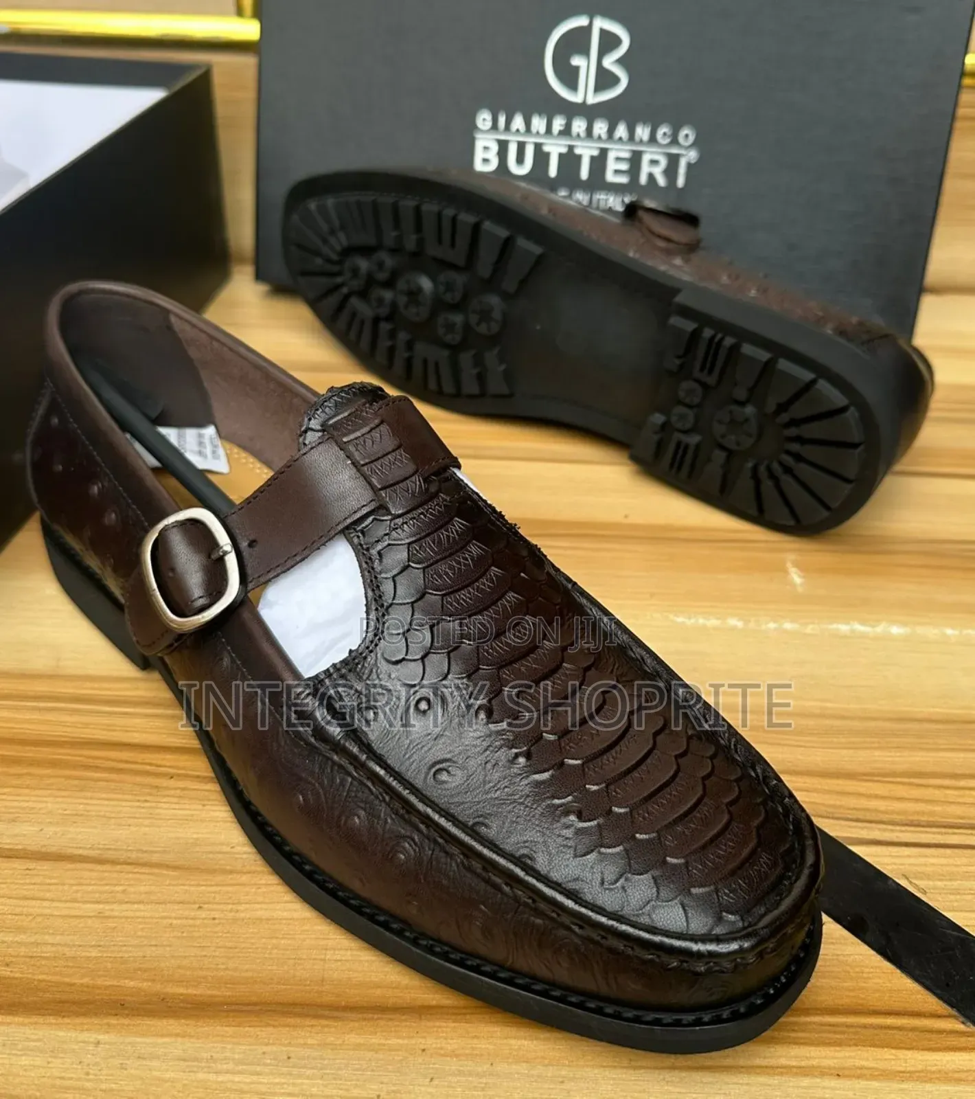 Brown Gianfranco Butteri Men's Loafers