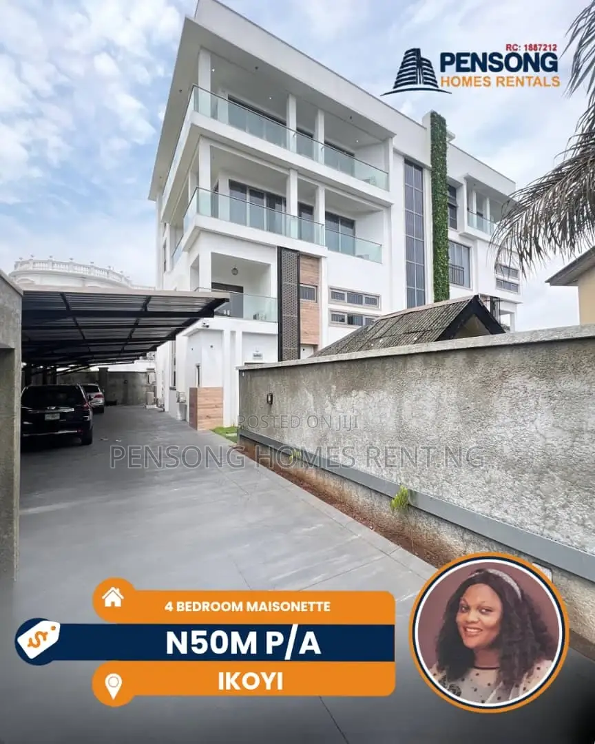 4bdrm Duplex in Ikoyi Lagos for rent