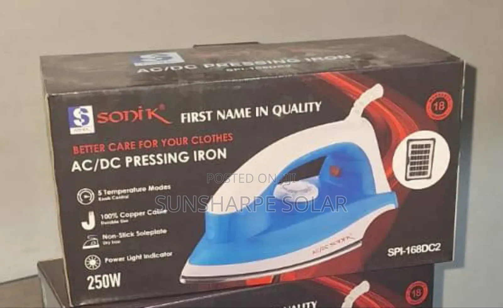 Ac Dc Solar Iron