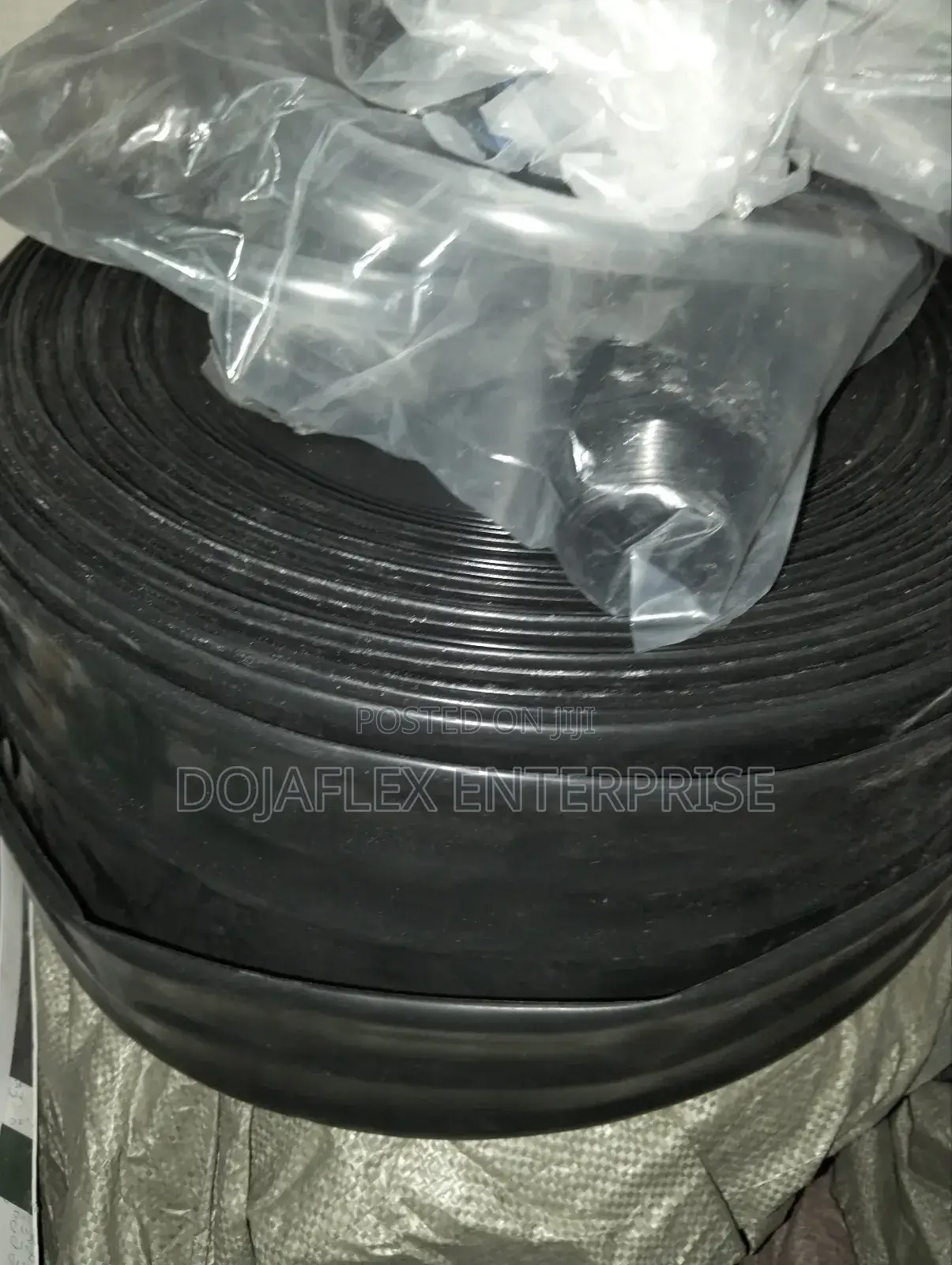 Lay Flat Hose Black