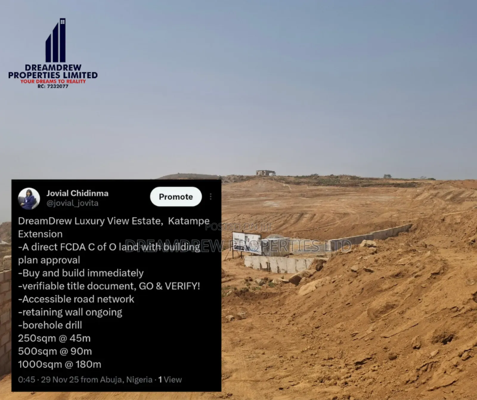 Buy Build Immediately at Dreamdrew Luxury View, Katampe Extension