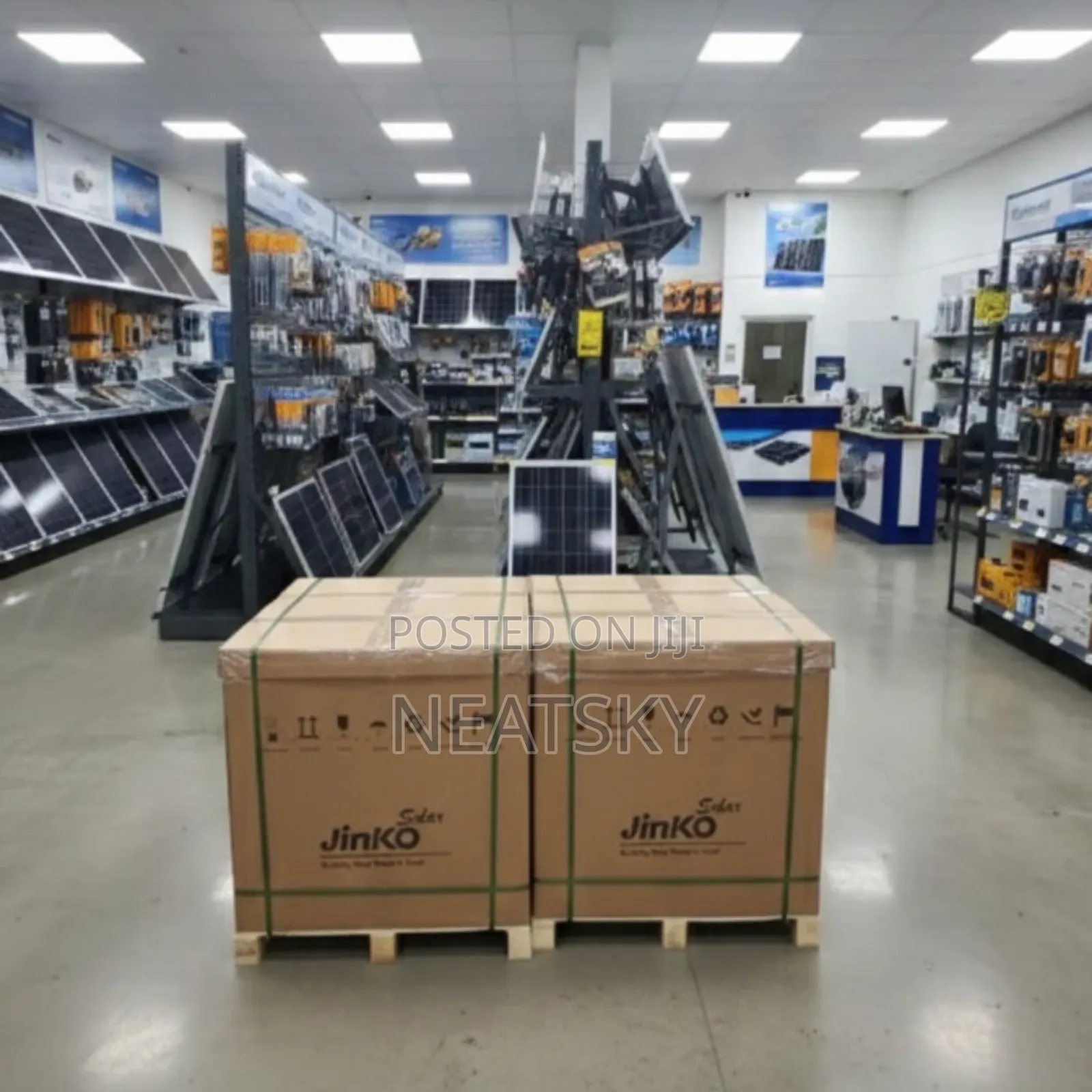 Jinko-640w Solar Panel (Bifacial Half-Cut Monocrystalline)